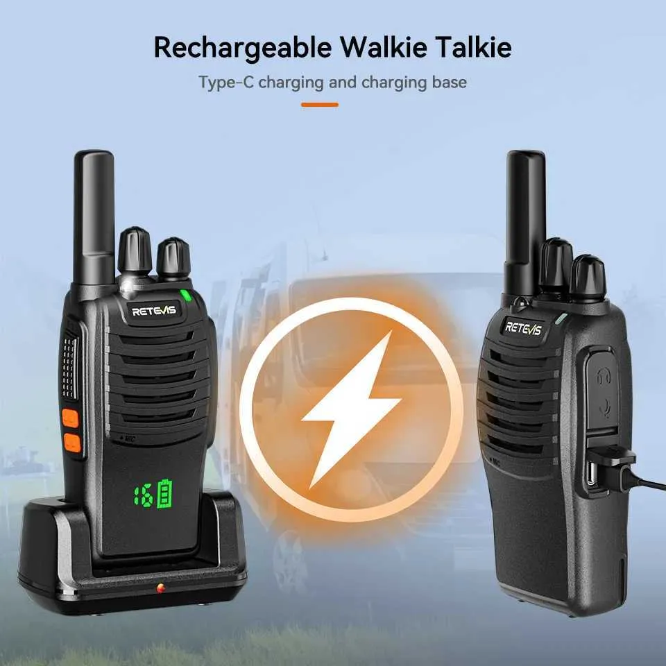 Retevis H-777 Walkie Talkies Rechargeable, 2 Way Radios - View #8