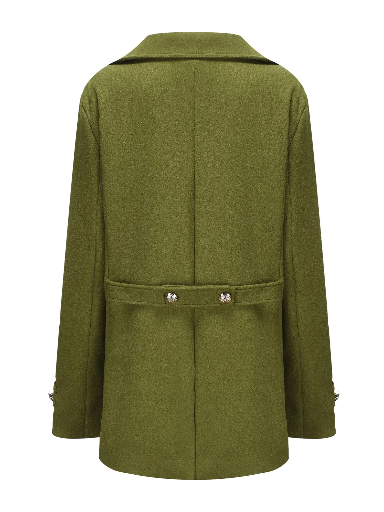 Manteau Homme Mi-Long En Laine Chaud Pour Automne Et Hiver Trench Coat