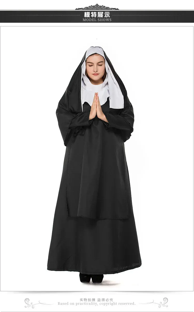 Halloween Costume Plus Size Nun Dress Black Robe... From Sereinstore,  $31.48 | DHgate.Com