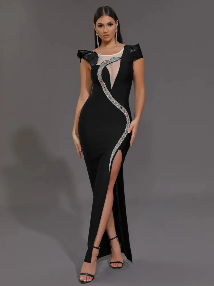 blue midi dress long sleeve Stine Goya Gathered chest pockets woman birthday party invite Color:Color name from the color link NOLA - Comfortable women's