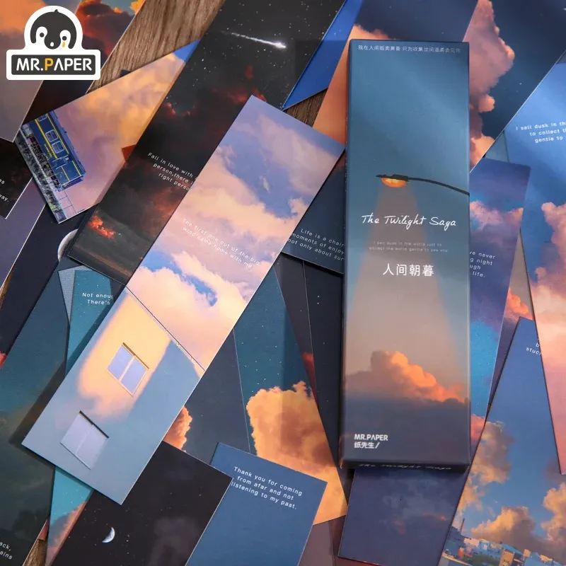 DHgate.com:30 Pack Creative Warm Series DIY Hand Account