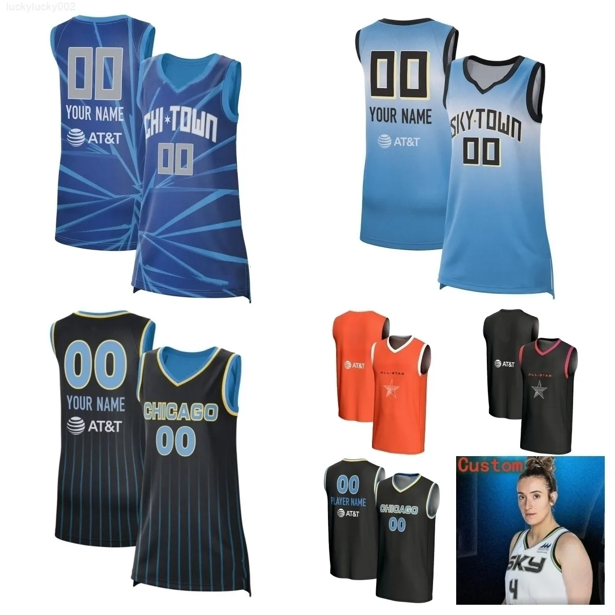 Chicago Sky Jersey: Angel Reese, Chennedy Carter More! Authentic WNBA  Basketball Jerseys Men's, Women's Youth Sizes Available!