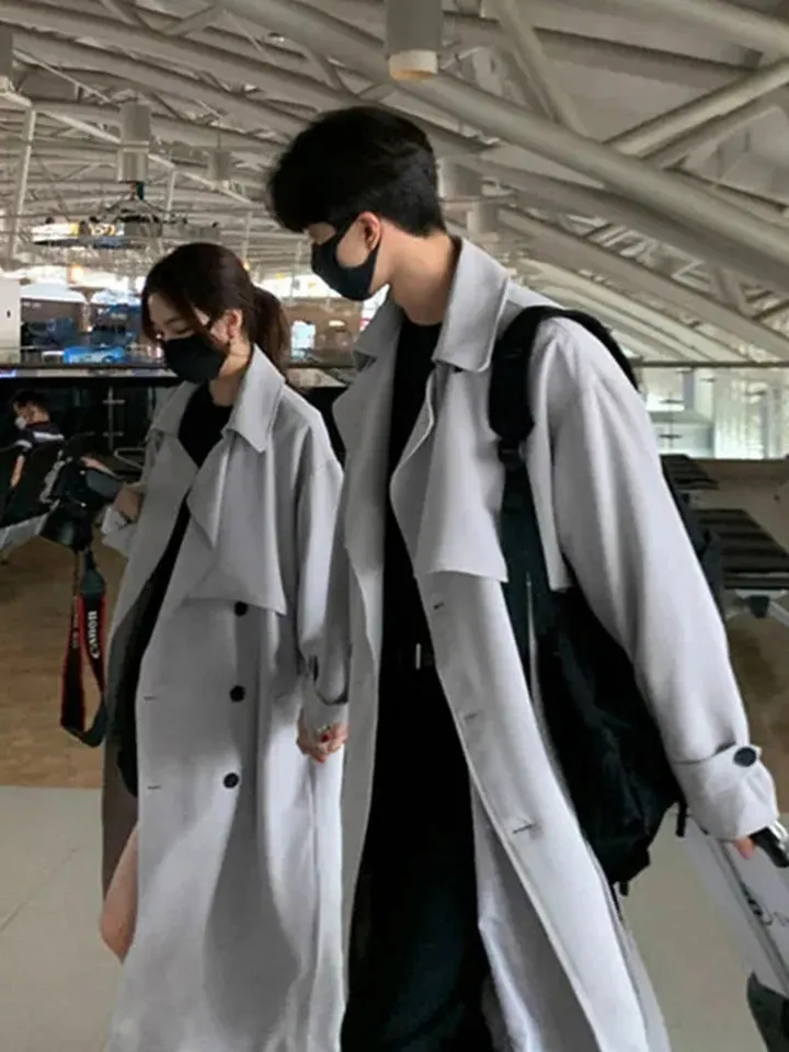 【on&on】韓国発! Trench Long Down 全2色 High-Quality Korean Fashion Couple's Double Chest