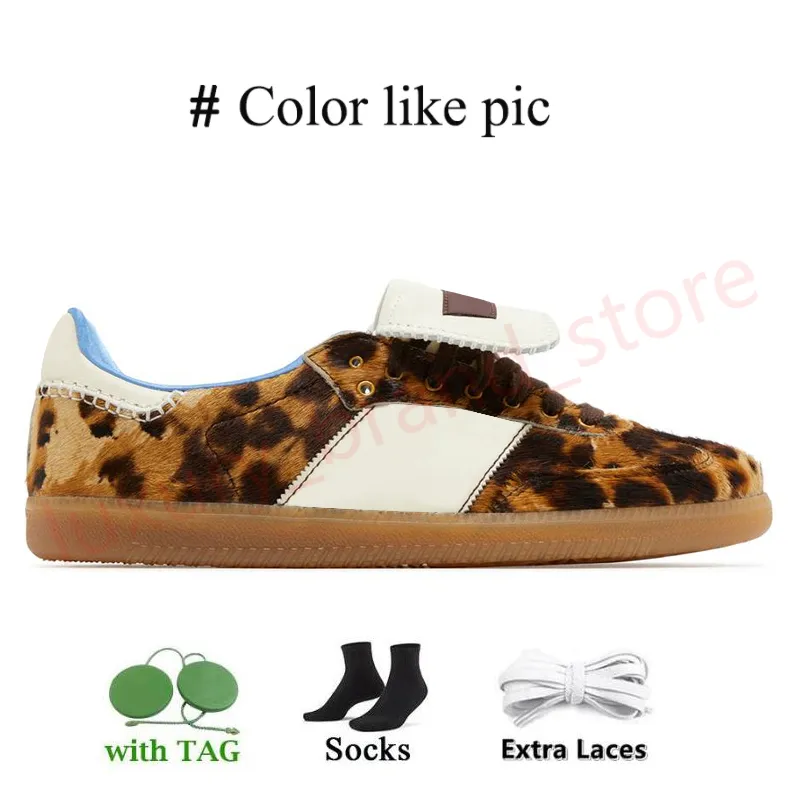 Pony Leopard Print Designer Sneakers Velvet Pink Black Gum Rich Platform Trainers