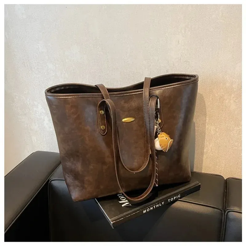 Mens Y2K Mini PU Leather Shoulder Bag Vintage Plain From