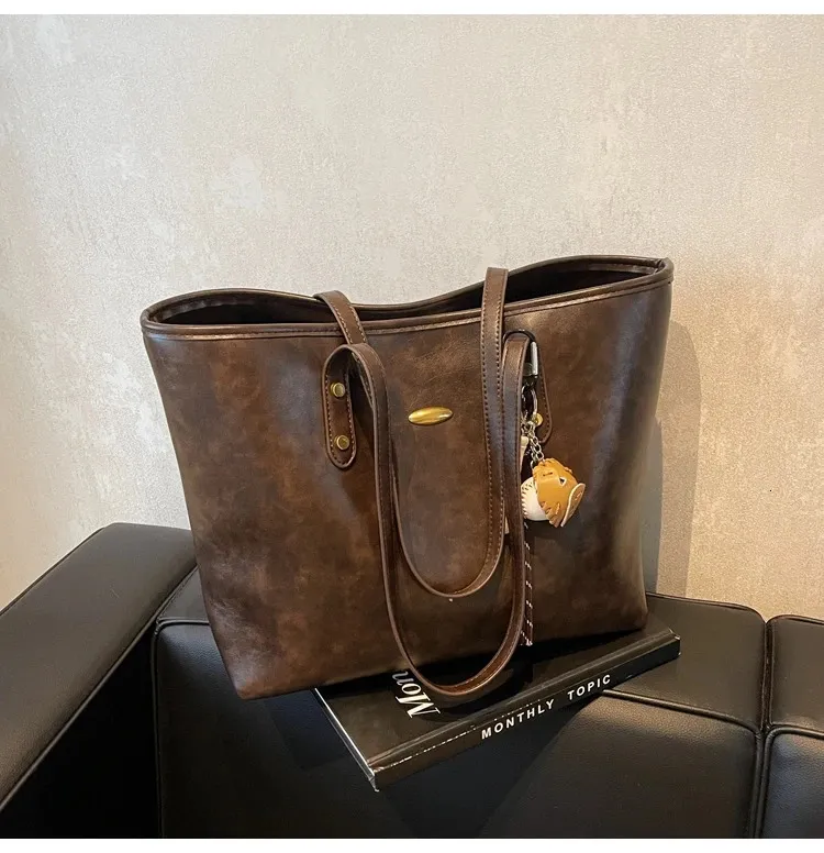 Mens Y2K Mini PU Leather Shoulder Bag Vintage Plain From