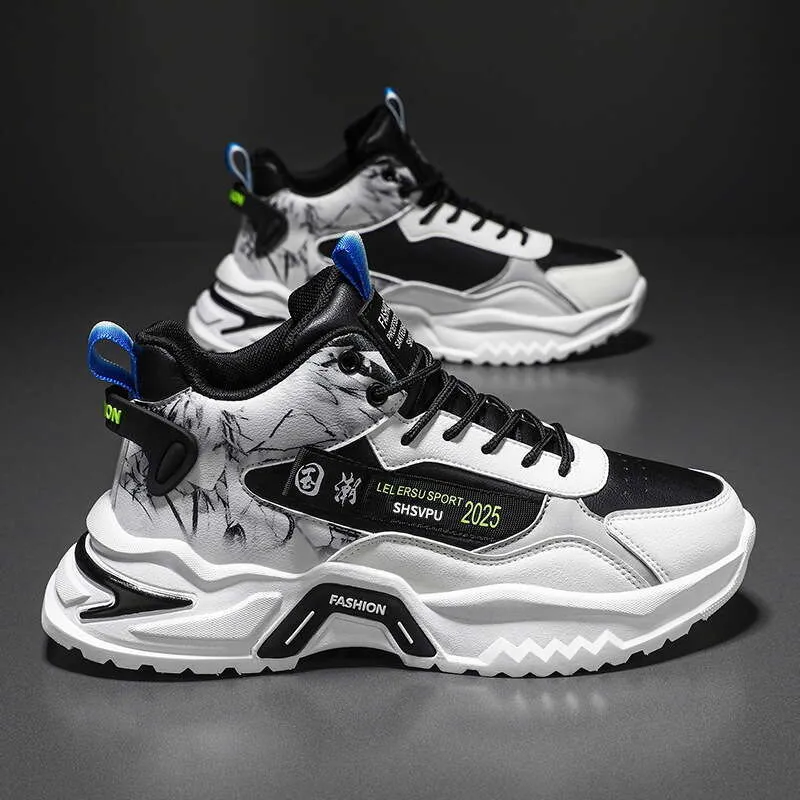 GHSOHS Mens Shoes Casual Sneakers for Men High Top Running