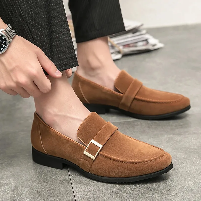 Mens Loafers Slip-On Dress Shoes with Shallow Fashion Element for Wedding  and Casual Wear from Dhgate Casual Shoes - price 63.25