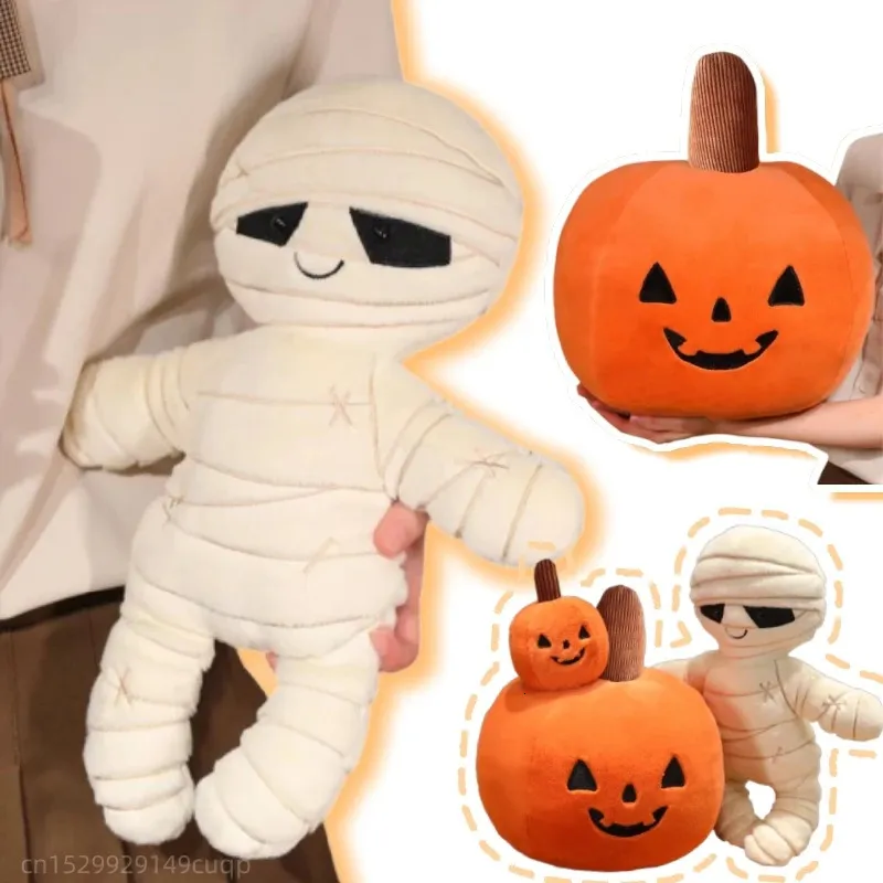 Cartoon Pumpkin Plush Pillow - Mummy & Rabbit Designs, Premium Quality ...