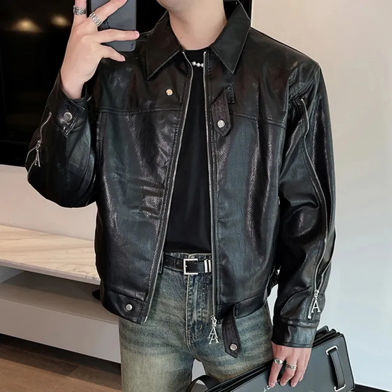 leather collar work jacket Lサイズ Supreme Leather Collar Utility Jacket (FW23) - $238