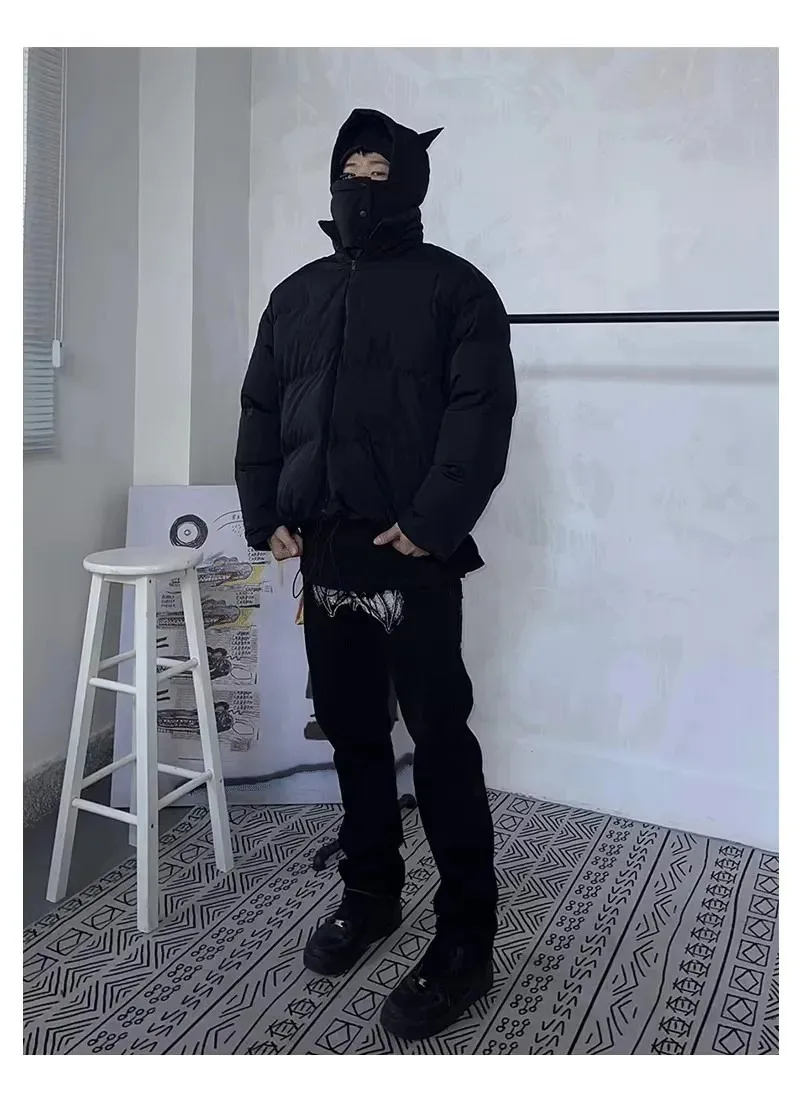 即購可Nodress Black devil horns jacket パーカー Nφdress X RoomSERVICE888 Black Devil Horns Jacket