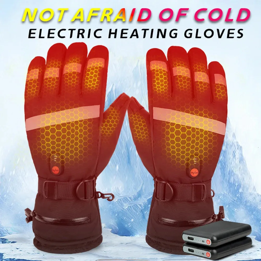 Waterproof Electric Heated Rechargeable Heated Gloves With Touch Screen Compatibility For Women Rechargeable Battery Ideal For Snowboarding And Cycling 240929 From Ning07 35.29 DHgate.Com