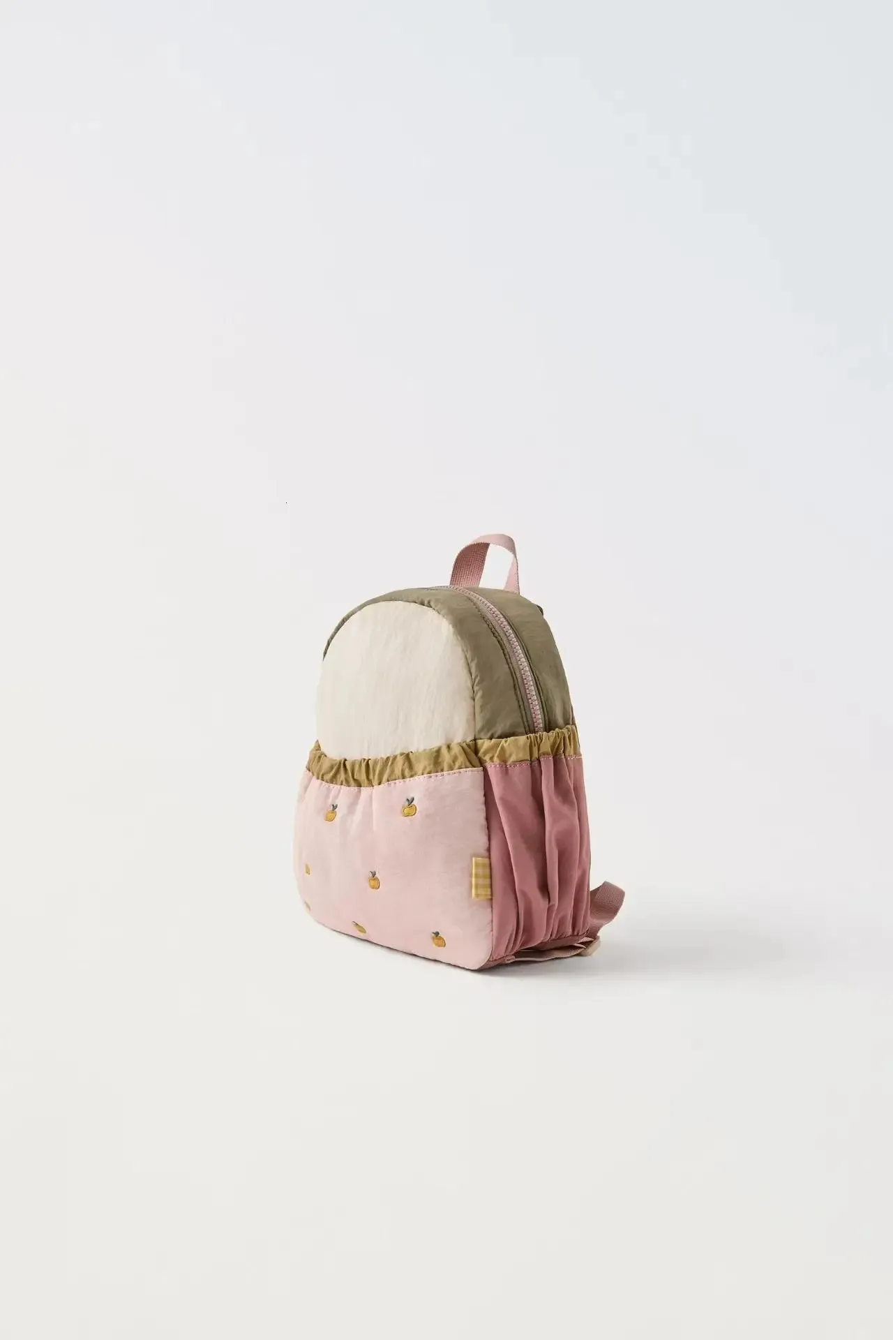 Pretty small lightweight embroidered backpack Lightweight Embroidered Kids Backpack - Cute Flower Design  main image 2