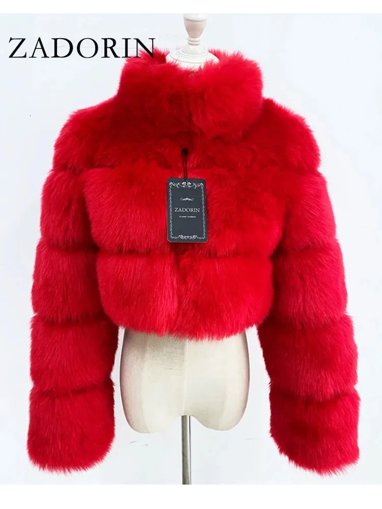 Save Big on Bulk Women's Coat With Fur Collar Ladies Faux Fur Jacket,  Elegant Women's Faux Fur Coat With Standing Collar Ultra Thin, Warm Winter  Coat - Main Image