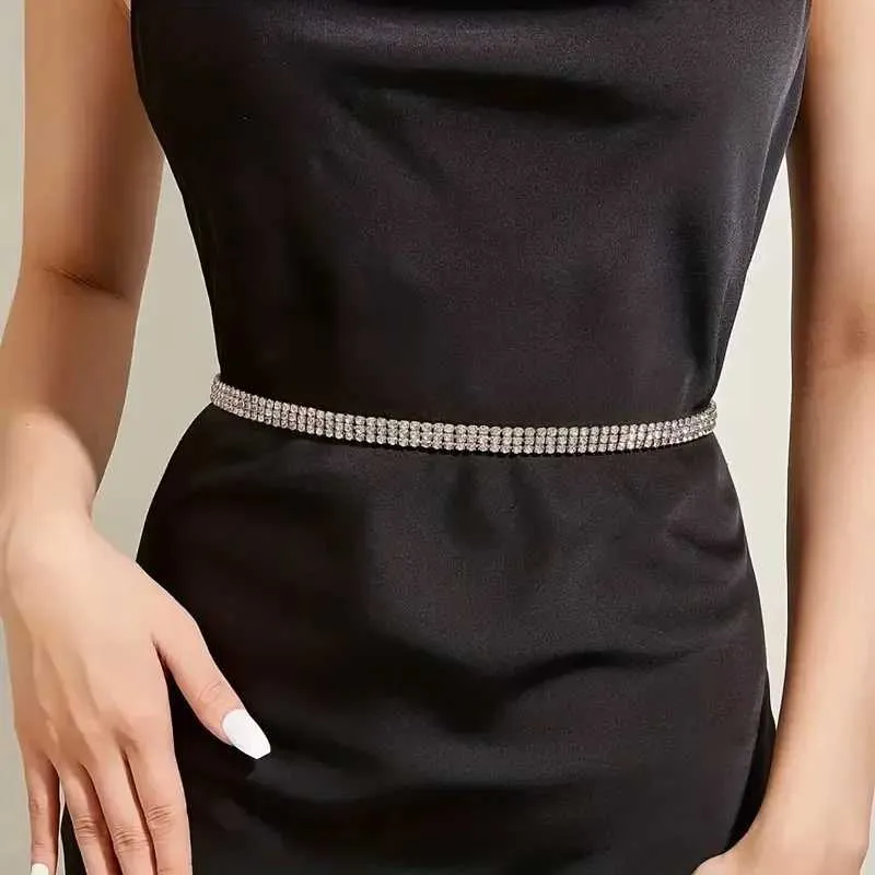 knee length dresses for ladies Women's Belt for DressesSlim Leather Strap-Lucky Horseshoe Buckle