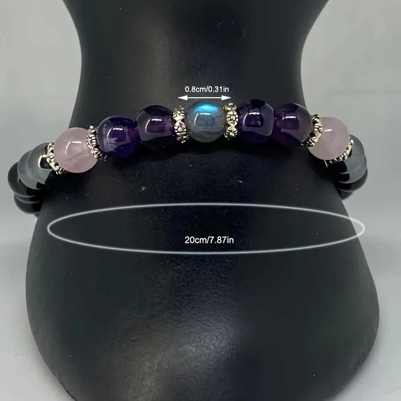 Armband Bergkristall Hämatit Mit Hämatit Stern - Schmuckkistl