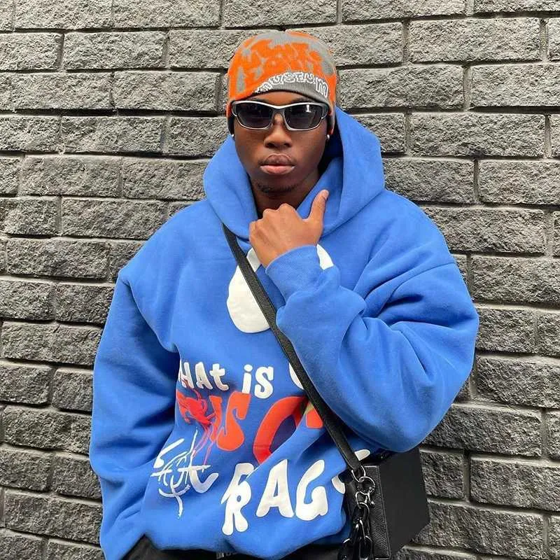 Harajuku Hip Hop Oversized Fleece Hoodie For Men And Women American Retro Style Zipper Closure Loose Fit Y2K H241004 From Jasminea 4.37 DHgate.Com