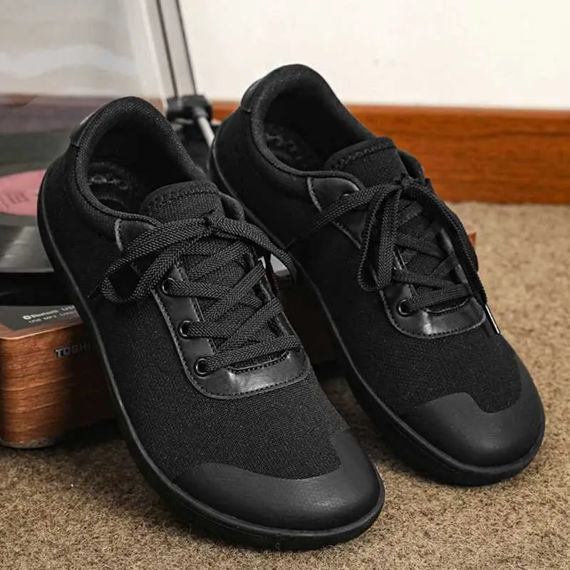 Wide Toe Box Barefoot Sneakers: Unisex Slip-Ons for Natural