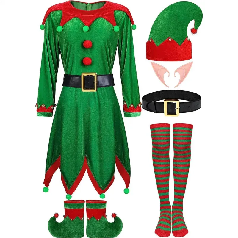 chinese dress ladies Ladies Christmas Elf Dress