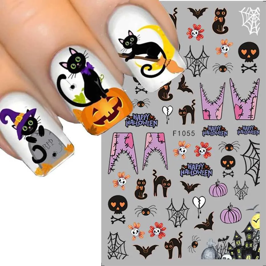 Faux Ongles Gothiques Halloween - 10 Pièces Longs, Style Horreur, Pour Déguisement Et Fête Masquée - 3