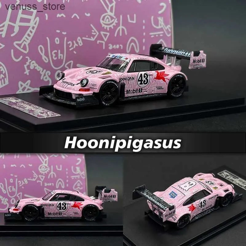 Premium 1/64 Scale Diecast Car Model Collection - Matte Pink Pig