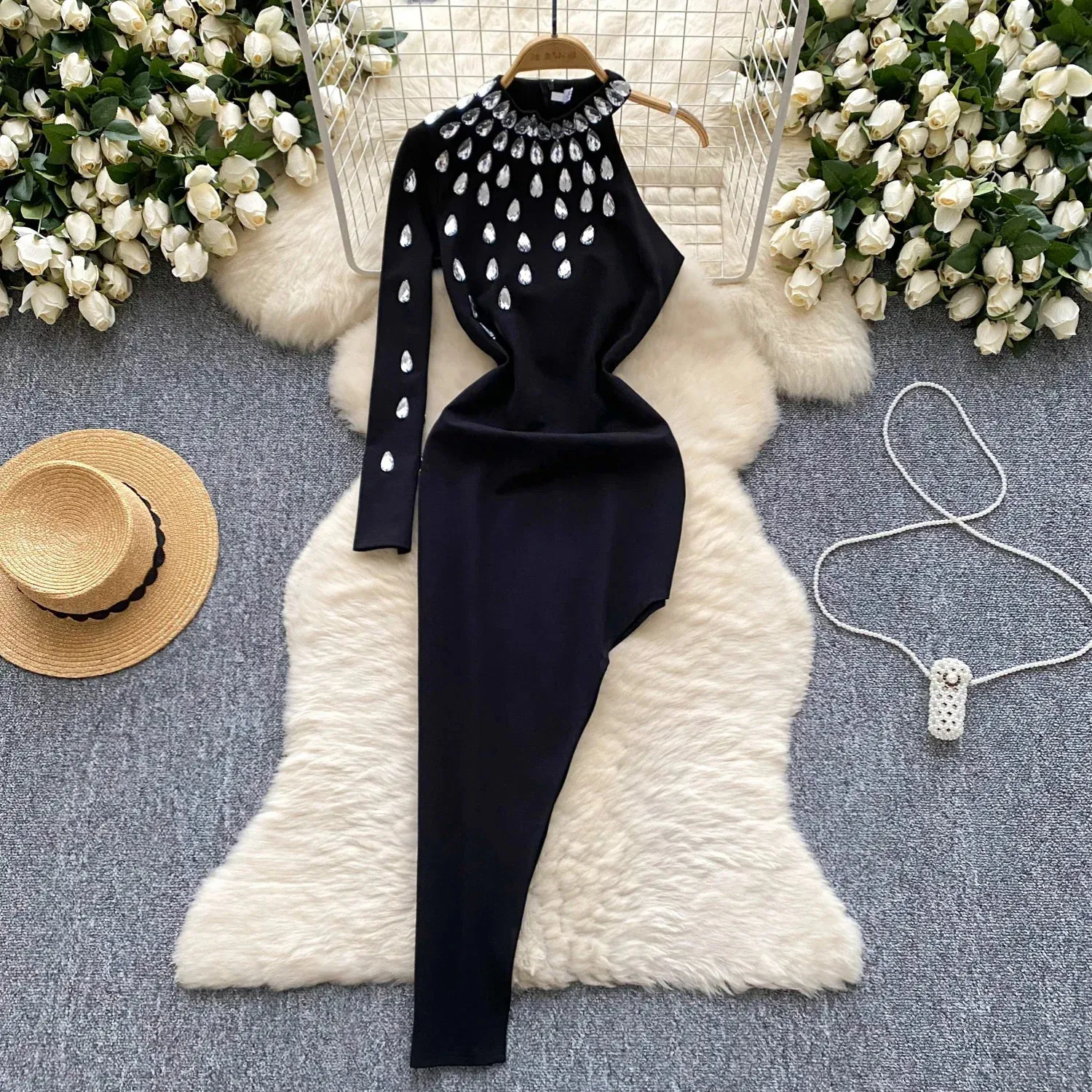 autumn evening dresses Open Back Fit-And-Flare Wedding Dress main image 0
