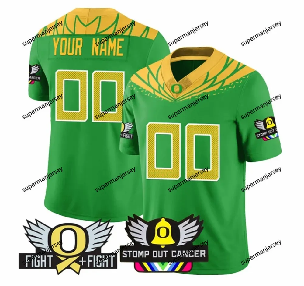 Camiseta De Fútbol Universitario Estilo Personalizado Uniforme De Los Oregon  Ducks Todo Cosido Con El Número De Jugador U0026 Nombre De 21,12 € | DHgate, image size:1000x939