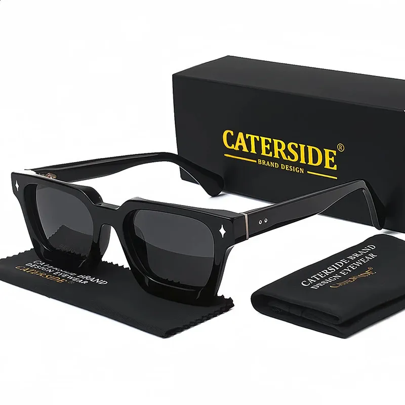 Retro Acetate Sunglasses for Men & Women - Large Frame  display picture 2