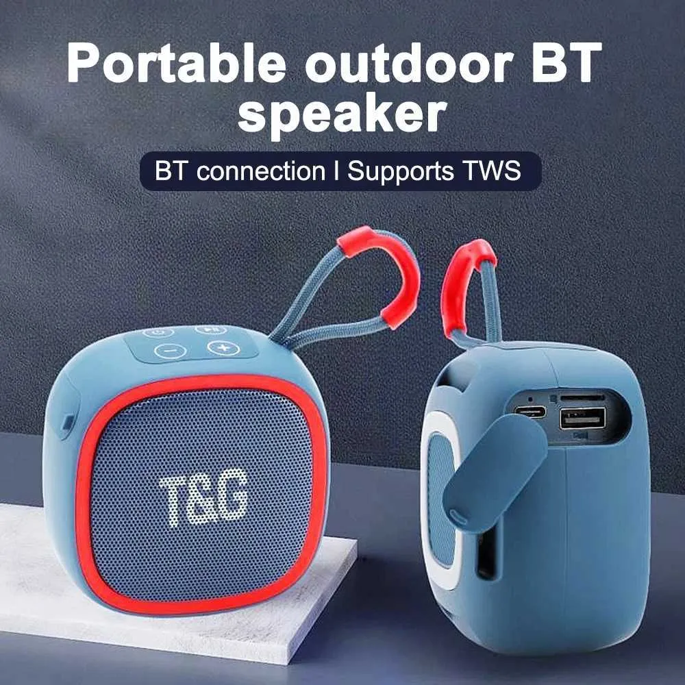 Portable Bluetooth Speaker with TF Card Support, Wireless Stereo Sound ...