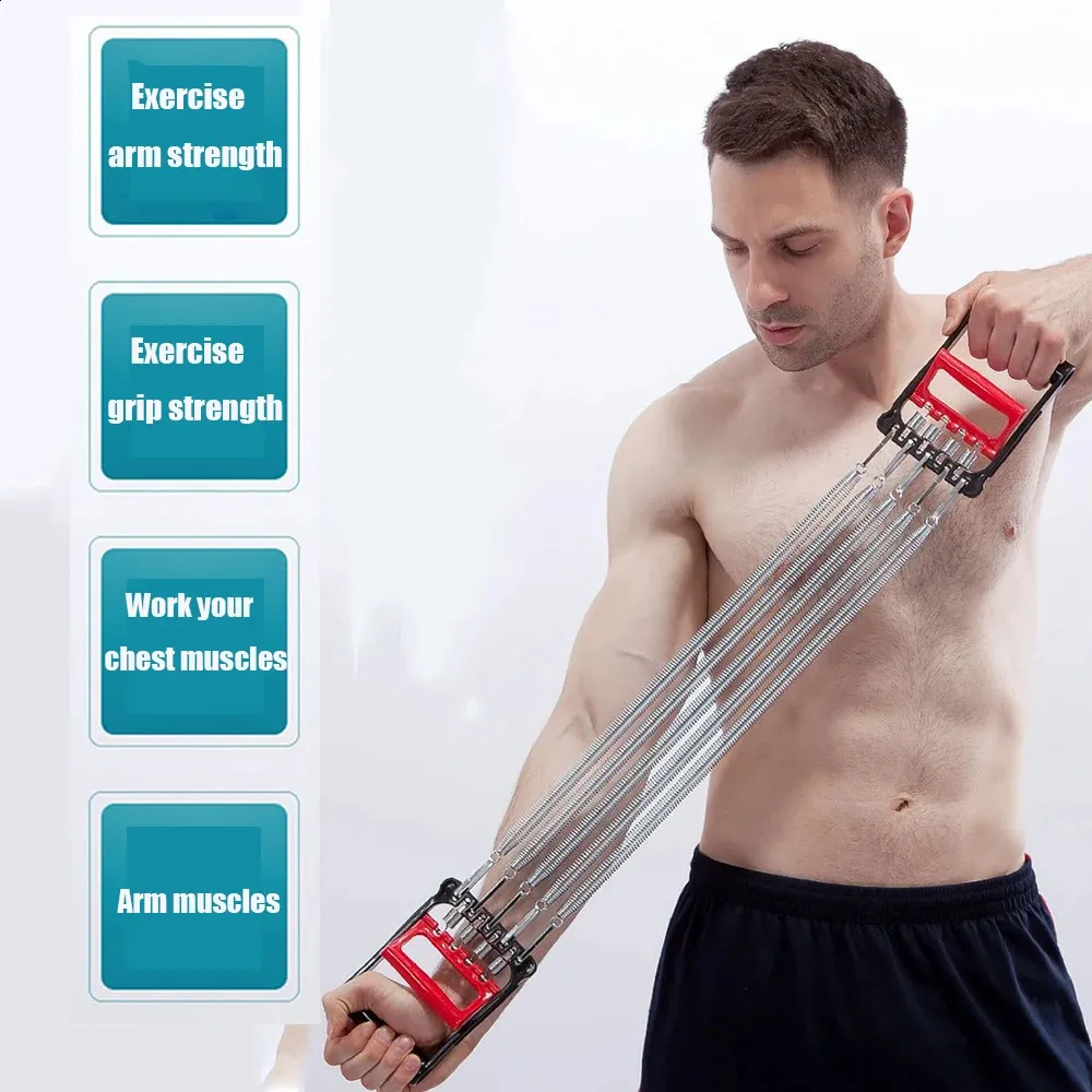 Chest Expander Springs Detachable 7-Spring Chest Expander Set - Home ...