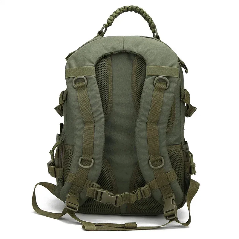 Mens Outdoor Sports Backpack Waterproof Camping Hiking Bag Soft Back Large 35liter Capacity MOLLE Rucksa 240925_voghion.com