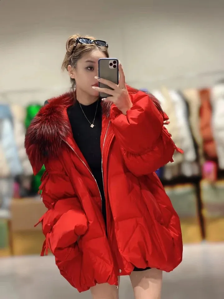 OLD fox/autumn fur/puff zipup jkt