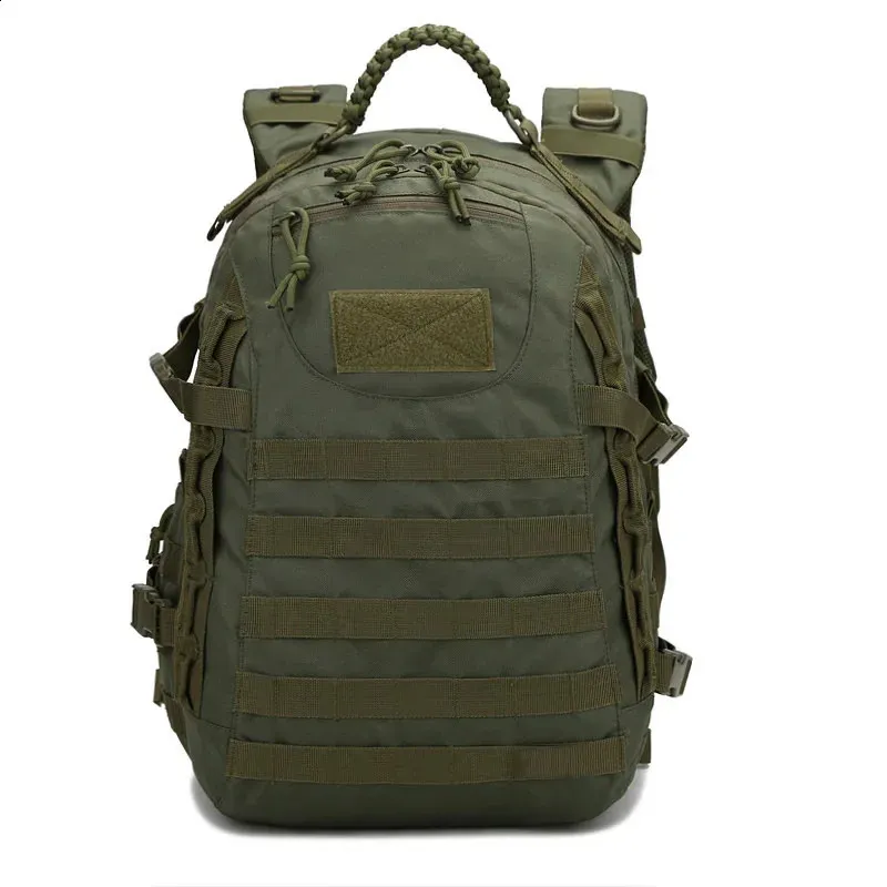 Mens Outdoor Sports Backpack Waterproof Camping Hiking Bag Soft Back Large 35liter Capacity MOLLE Rucksa 240925_voghion.com