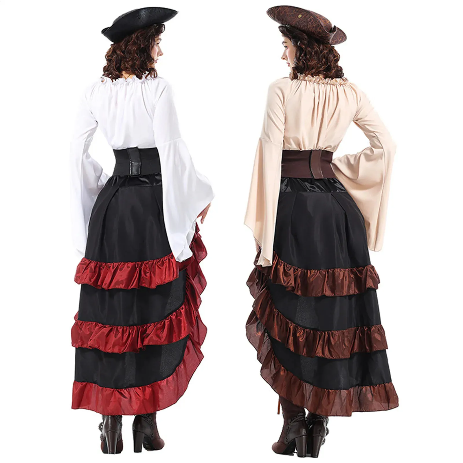 Bichingda Steampunk vintage gothic middeleeuwse jas voor heren, Victoriaanse jas, uniform, Halloween-kostuum