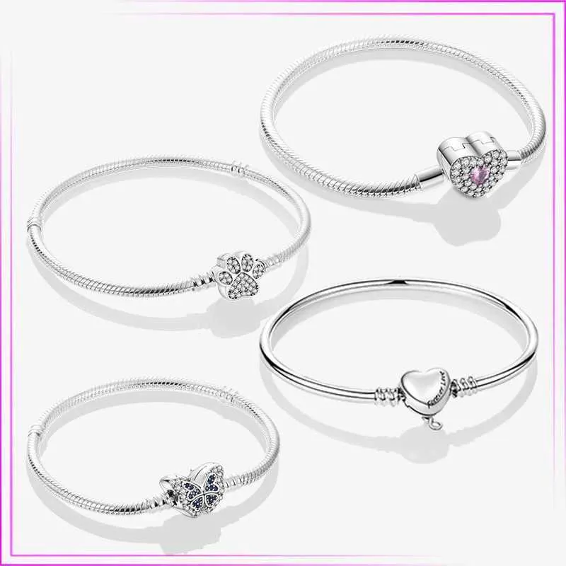 DOTEFFIL 925 Sterling Silver Bracelets Snake Chain Screw Fits DOTEFFIL 925 Sterling Silver Bracelets Snake Chain Screw Fits