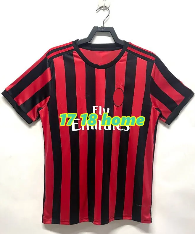AC Retro Black Soccer Kits Kit 2006 2007, KAKA Long, MILAN