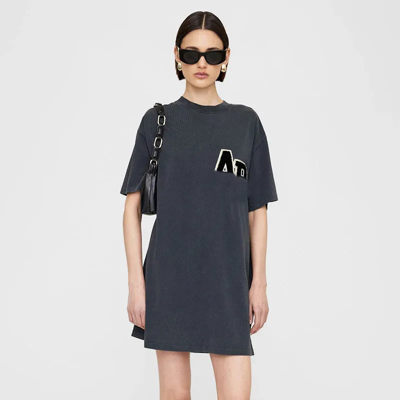 【関税込み】ANINE BING ブラック Dione ミディアムワンピース ANINE BING Dresses