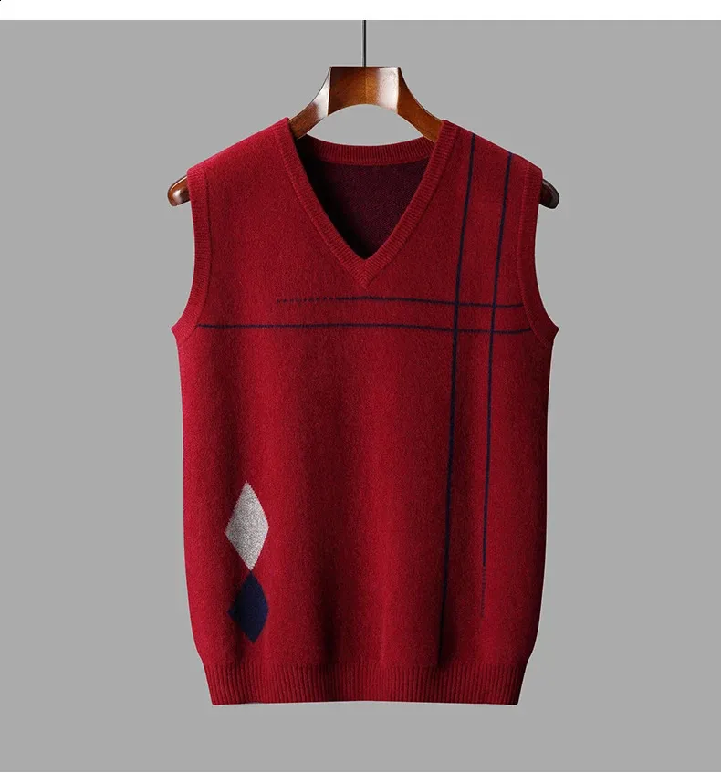 トップス Osmanthus Motif Jacquard Knitted Vest 9449eb76-cd04-4fdc-baf6-