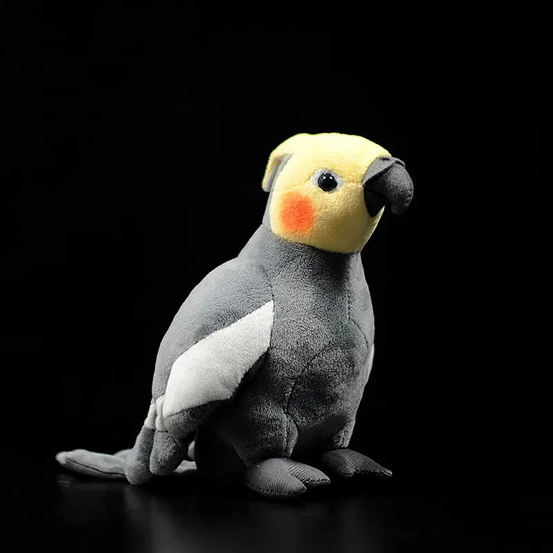 Extra Soft 18cm Yellow Cockatiel Plush Toy Realistic Real Life Parrot Bird Stuffed Animal For Kids Perfect Christmas Gift 240926 From Hai05 7.38 DHgate.Com
