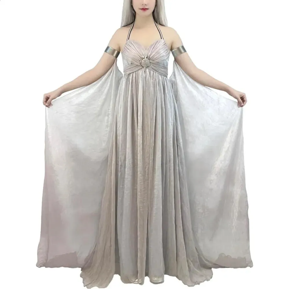 silver medieval dress Mrat Retro Dress for Women 1800s Medieval Dress Corset Flare Sleeve Dress Cocktail Party Ball Gown S-24 Gray m, Women's, Size: Medium