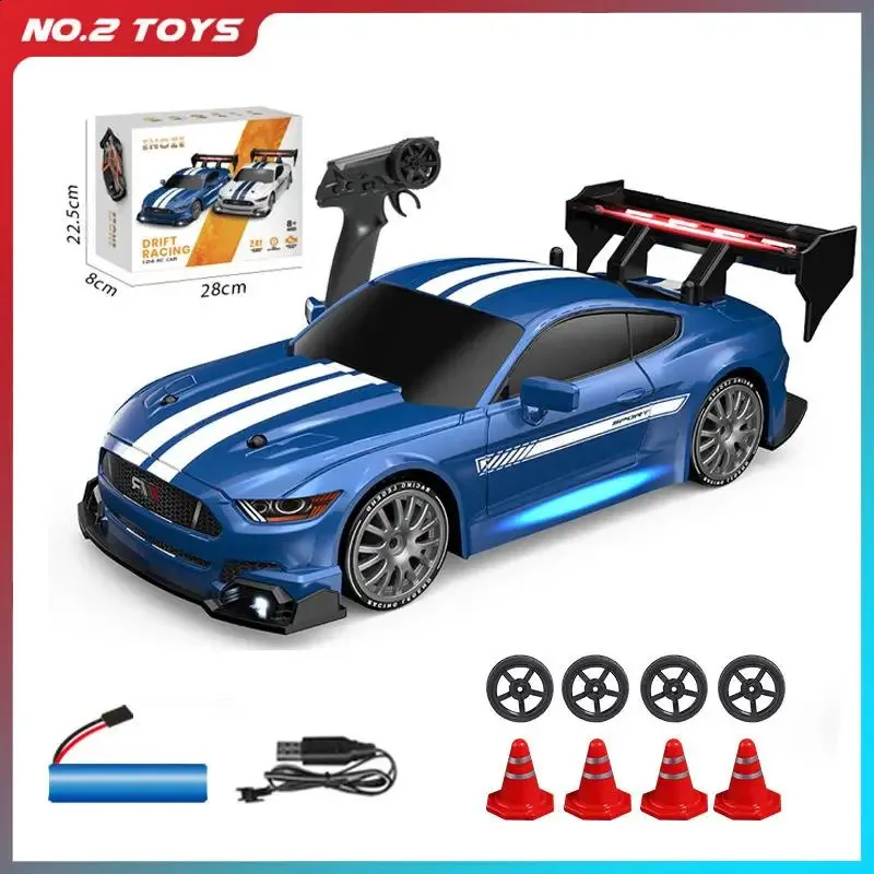 Auto RC Drift 1/24 2.4G Telecomando Alta Velocità 30 Km/h 4WD Elettrica - Monster Truck