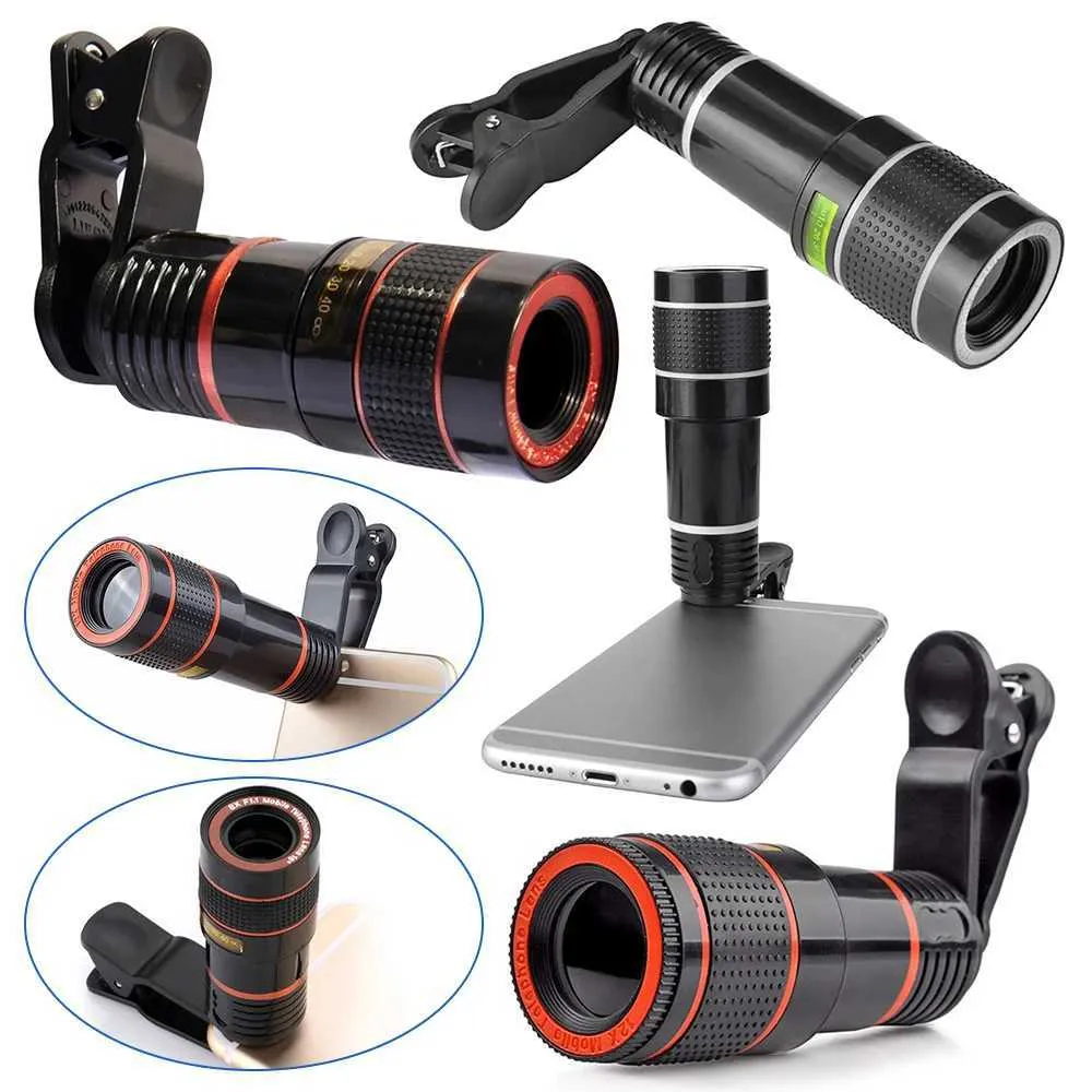 Cell Phone Telephoto Lens: 20x HD Zoom Mobile Camera Lens Kit For