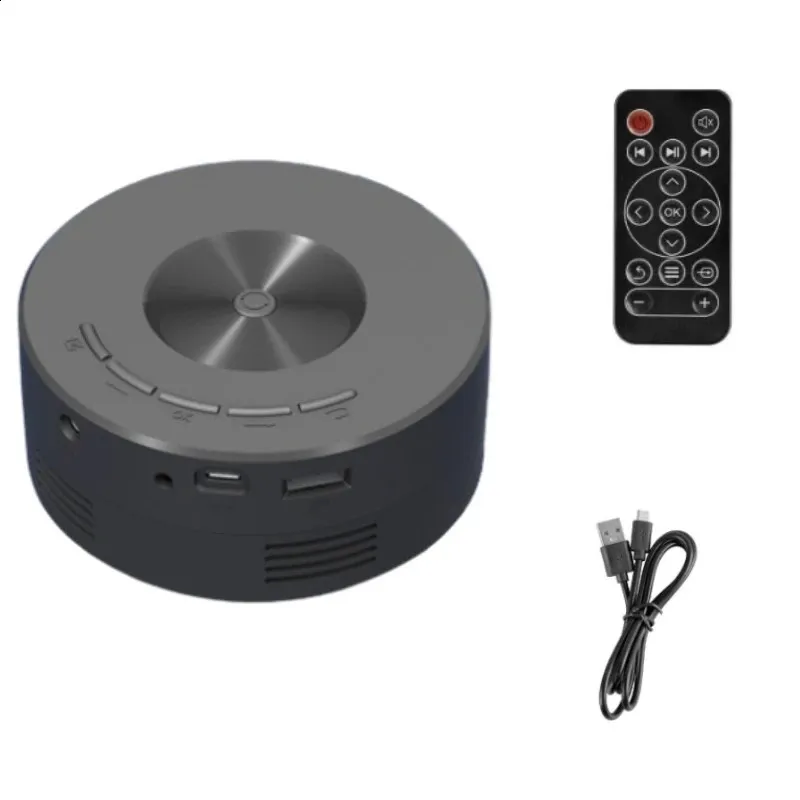 YT200 mini projector led mobile video home theater media player kids gift cinema wired same screen for Android y240929