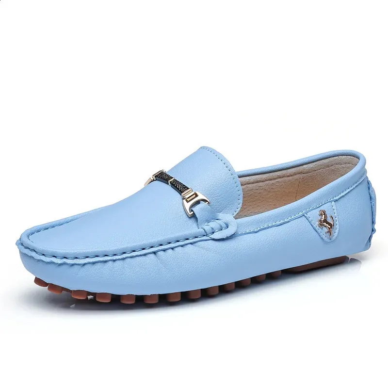 Men\'s Shoes Classic Casual Shoes Comfortable Loafers Slip on Boat Shoes, Blue Men main image 3