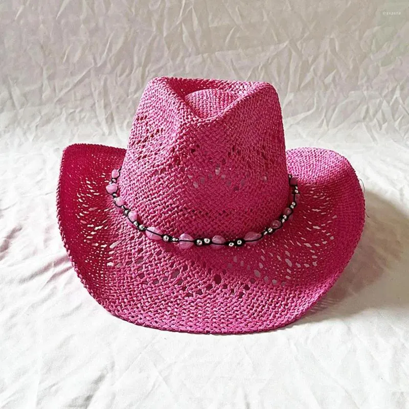 Berets Retro With Shapeable Brim Western Cowgirl Hat... From  display picture 2