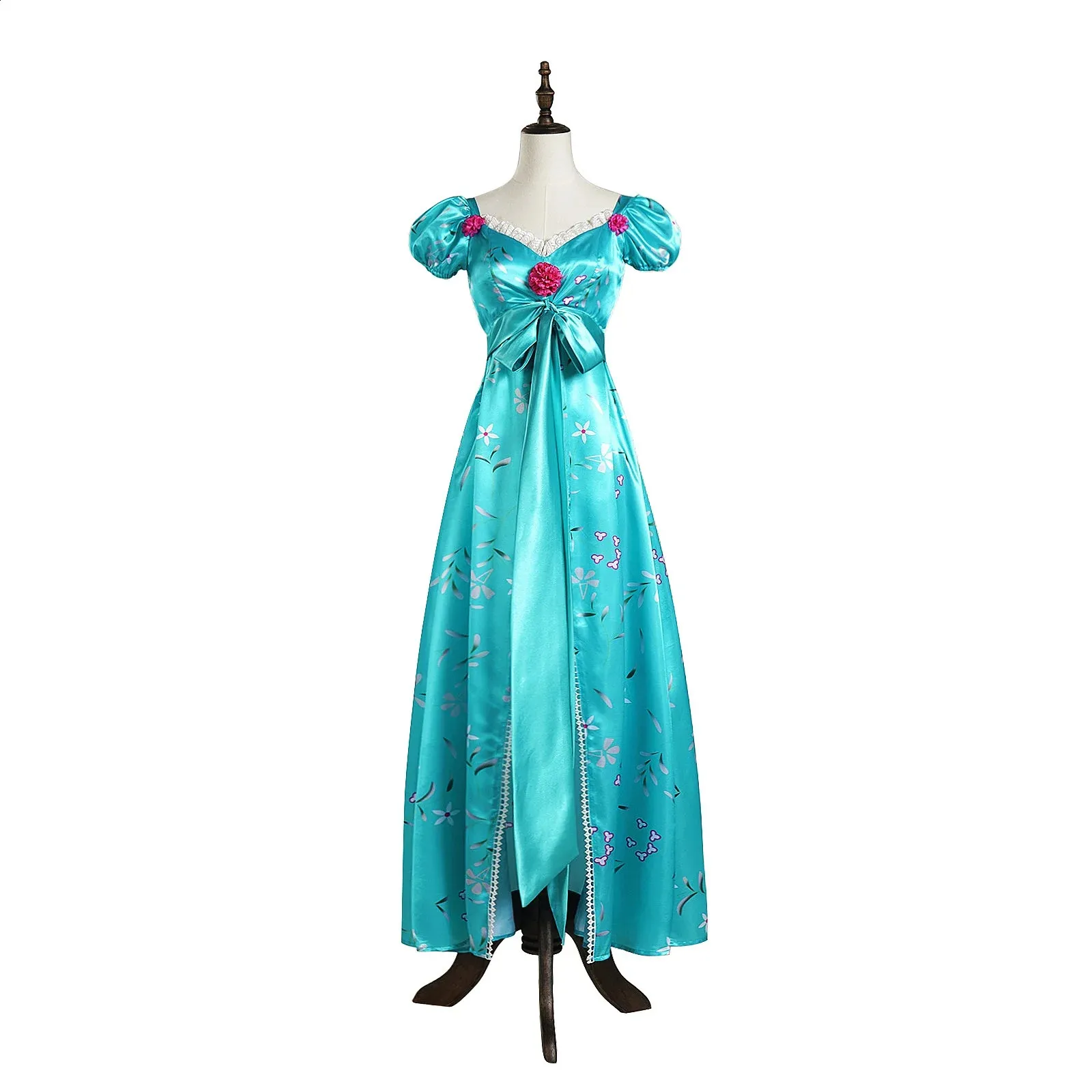 strapless open back dress Enchanted Rose Lavender Girls Tulle Party Dress main image 1