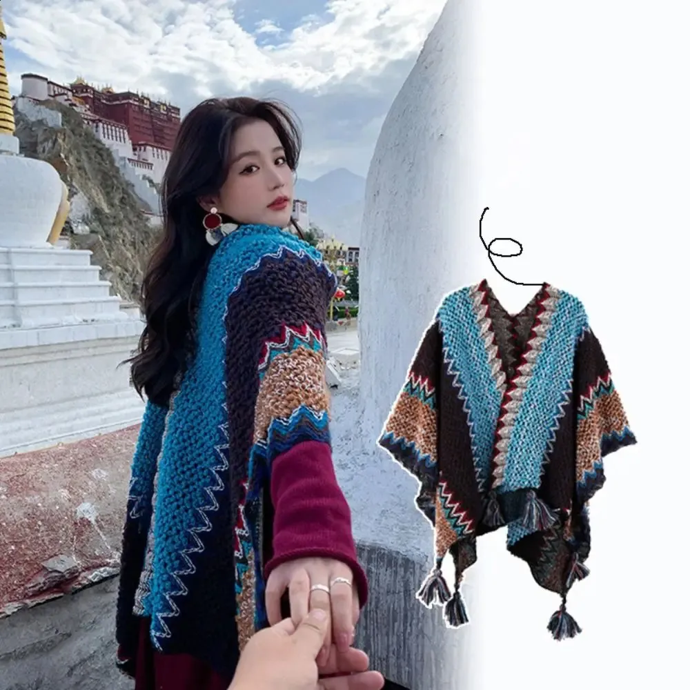 Bufanda Bohemia World Of Shawls - Multicolor, 100% Viscosa, Grande Y Ligera, Para Mujer