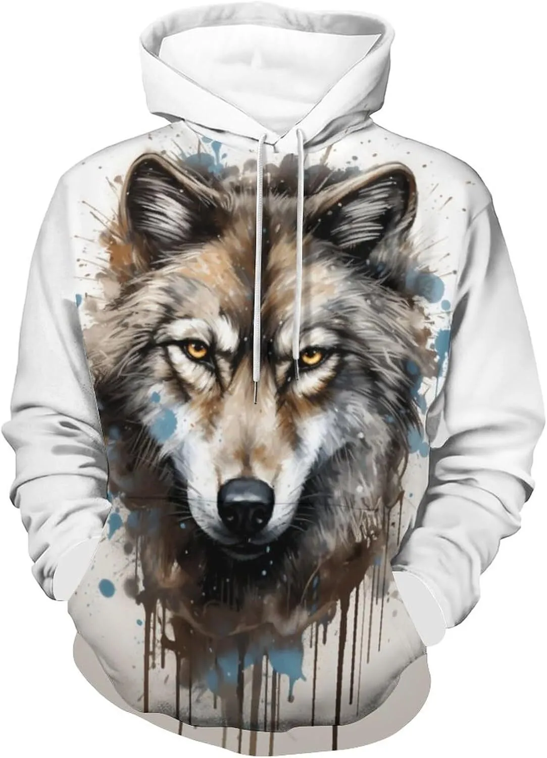 3D Wolf Hoodie: Premium Quality Animal Graphic Pullover Sweatshirt for Men  Women Shop Now!