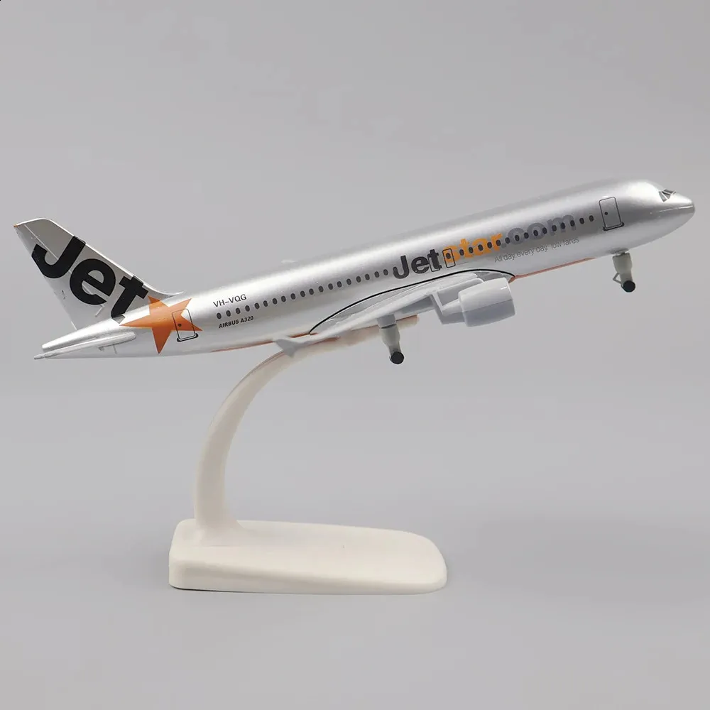 Metal Airplane Model 20cm 1:400 Jetstar A320 Alloy Aviation