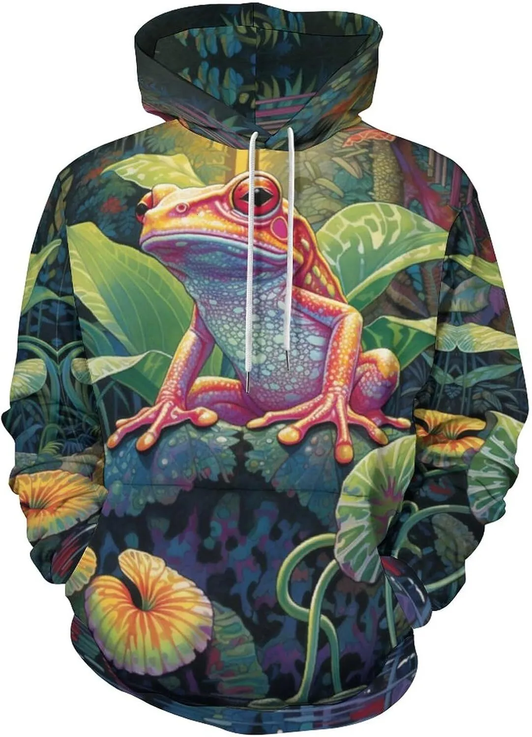 Save Big on Bulk Frog Hoodie Hoodie For Mens Womens Unisex Frog Hoodie  Kawaii Sweatshirt Hippy Autumn Winter Long Sleeve Casual Mens Graphic  Hoodies